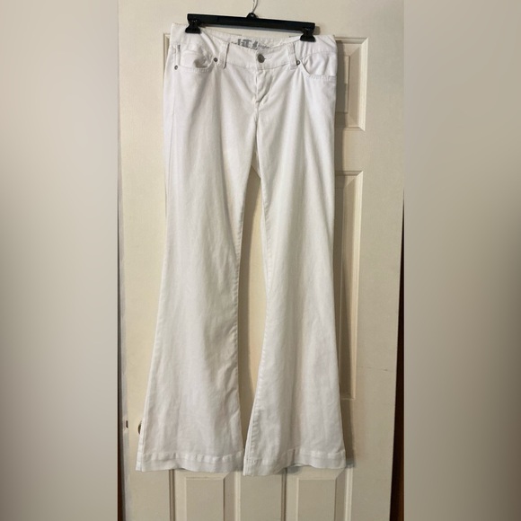 !it jeans Denim - !IT Jeans White Flared Pants
